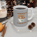 Coffee Cat Mug — "I Survive the Day With Cat Naps and Caffeine" 11oz